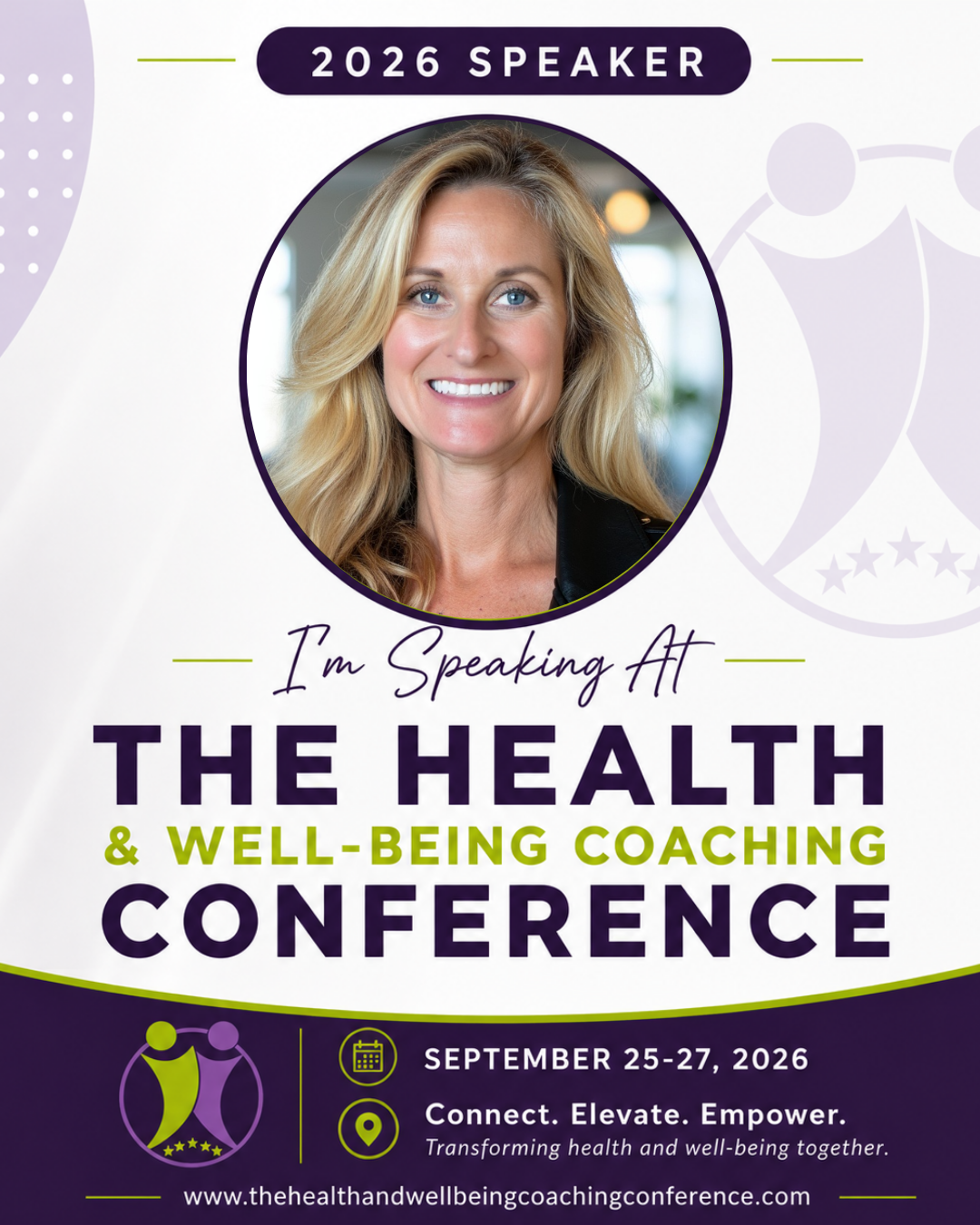 Kirsten Olshan, wellness coach and speaker